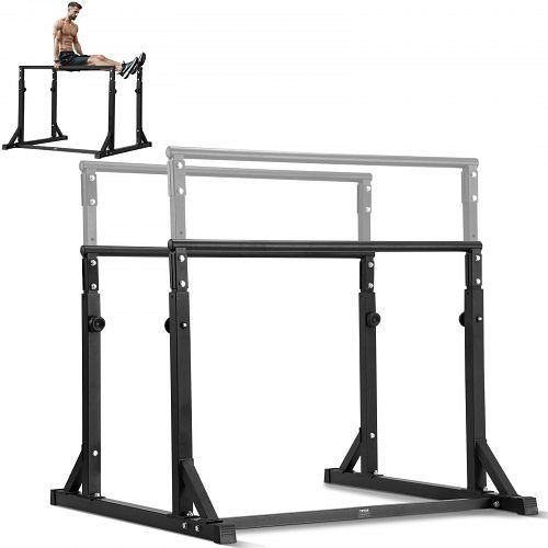 VEVOR Dip-Stange, Schwerlast-Dip-Ständerstation Einstellbar 363 kg, SGDBLJKDJGD53OT4BV0
