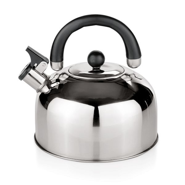 WAS Wasserkessel mit Flöte, 2,7 Liter, Chromnickelstahl, 1910300