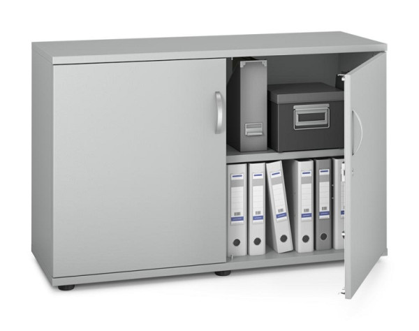 Deskin Flügeltürenschrank MULTI M pro, Dekor: Lichtgrau, BxHxT: 1200 x 780 x 420 mm, 250780