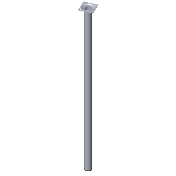 Element System STAHLROHRFUSS, LOSE, Ø30, M10, 750 mm, CHROM, VE: 4 STÜCK, 11100-00086