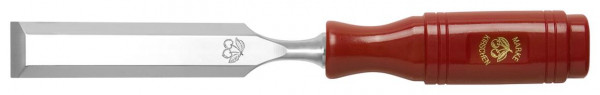 Kirschen Stechbeitel mit Plastikheft, 26 mm, rot, 1003026