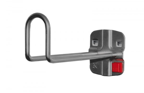 Kappes RasterPlan/ABAX Kabelhalter Hakenende 50 mm hoch anthrazitgrau, L 150 mm, 3340.00.8108