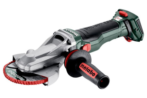 metabo Akku-Flachkopf-Winkelschleifer WVBF 18 LTX BL 15-125 Quick metaBOX 165 L, 601308840