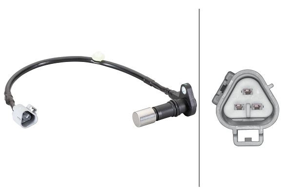 HELLA Impulsgeber, Kurbelwelle, 3-polig, Kabel: 345mm, mit Dichtring, 6PU 013 122-771