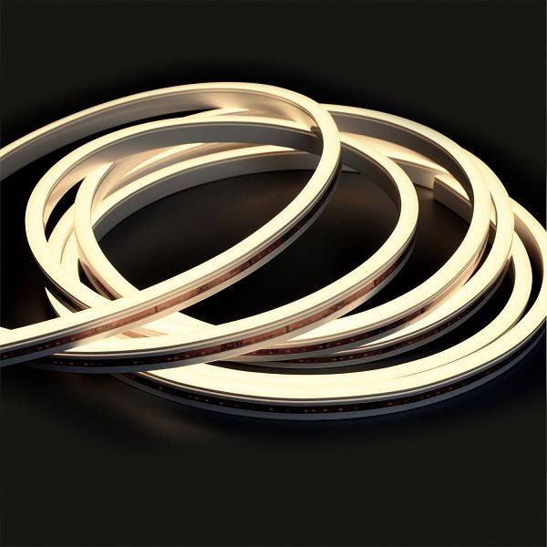 ISOLED LED NeonPRO940 Custom Flexband B08H12, 24V DC, 12W, IP67, 4000K, 5m Rolle, 140 LED/m, mit Clips, 116296