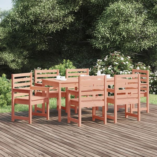 vidaXL 7-tlg. Garten-Essgruppe Massivholz Douglasie, 3154718