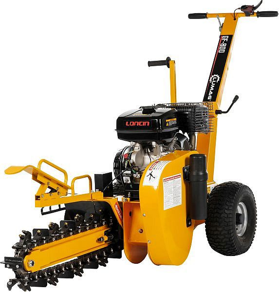 LUMAG PROFI Benzinmotor Graben - / Kabelfräse, 420 cm³, GF 800