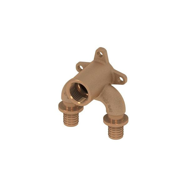TECE U-Doppel-Wandscheibe TECEflex 16xRp 1/2x16mm, strömungsoptimiert, RG 708625, 106340