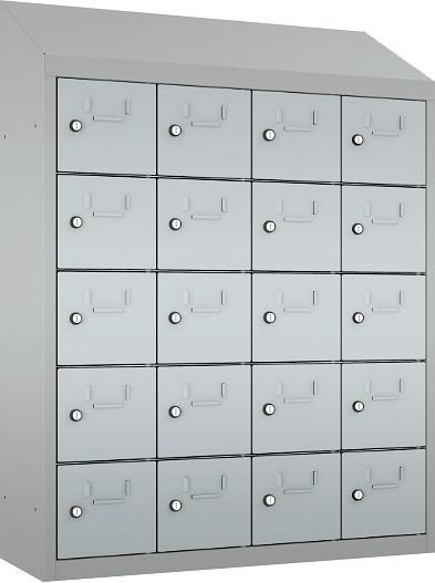 Eurobox Schließfach/Kantinenschrank, hängend, 4 Abteile, 20 Fächer, 0905-024405
