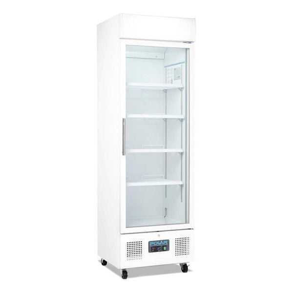 Polar Serie G Displaykühlung 336L, 1 Glastür, weiß, DM076