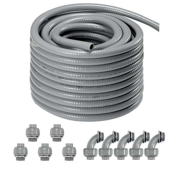 VEVOR 30,5m PVC Wellschlauch Flexschlauch Wellrohr Isolierrohr Schutz 12,7mm, PVCYMDQDG1004Q1FJV0