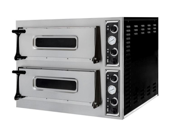 Hendi Pizzaofen BASIC 44, 45/455°C 400V/9400W, Edelstahl, 226698