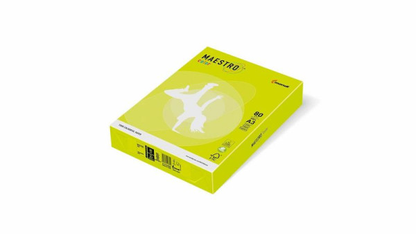 MAESTRO COLOR Kopierpapier MAESTRO® Color Neon, A4, 80g/m², 500 Blatt, neongrün, 9417-NEOGNA80S