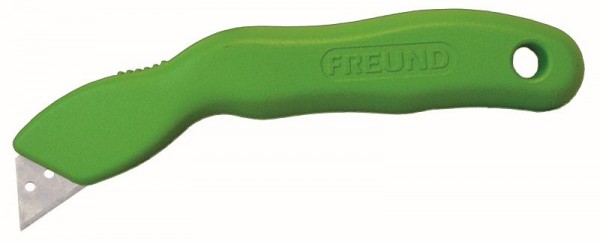 Freund Universalmesser, gebogen, mit 5 Trapezklingen, Gewicht: 135 Gramm, Maße: 165 mm, 02550000