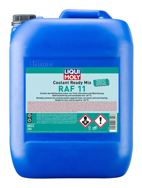 LIQUI MOLY Fertiggemisch Coolant Ready Mix RAF11, Kanister Kunststoff, VE: 20 Liter, 8822