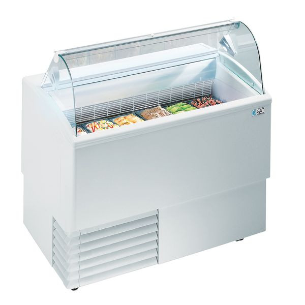 ISA Speiseeisvitrine ISETTA TP LX 6R, steckerfertig, statische Kühlung, 4530231006001