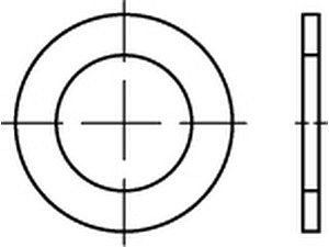 DIN 988 Federstahl 60 x 75 x 3 Stützscheiben VE=S (50 Stück)