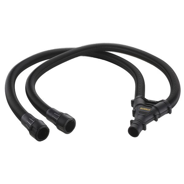 DeWalt AirLock Y-Adapter-Set für Tischkreissägen mit 2 Absaugpunkten, DWV9470-XJ