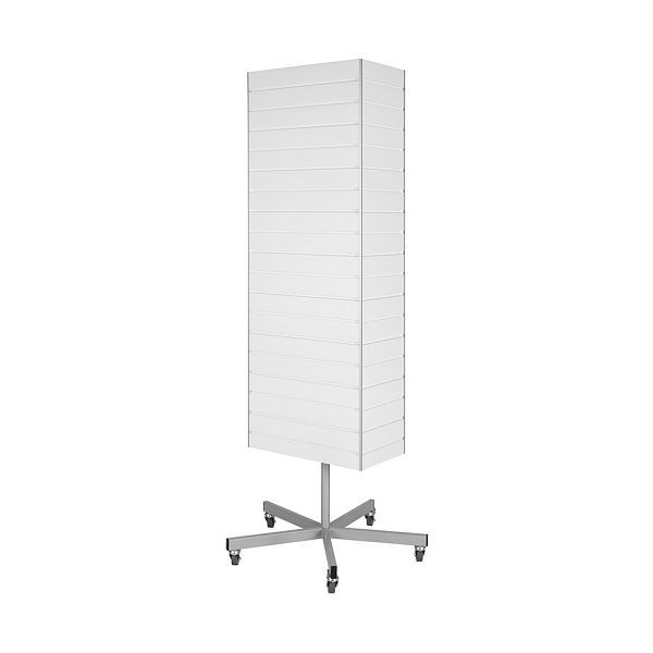 VKF Renzel FlexiSlot Waren- und Informationsständer „Twist & Roll”, Holzoptik dunkel, 51.0324.8