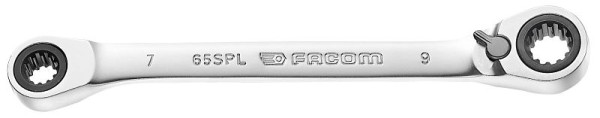 Facom Knarrenringschlüssel gekröpft 7x9 mm, 65.7X9SPL