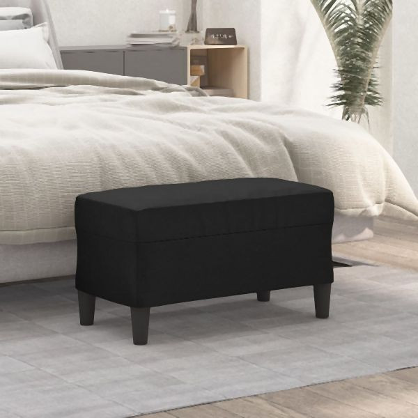 vidaXL Sitzbank Schwarz 70x35x41 cm Abmessung Kunstleder, 349391