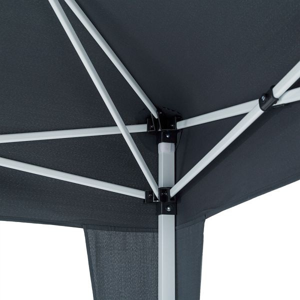 DEUBA Faltpavillon Anthrazit 3x6m UV-Schutz 50+, 107096