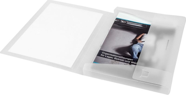 Eichner PP-Sammelbox mit Vordertasche, Transparent, VE: 10 Stück, 9218-00870