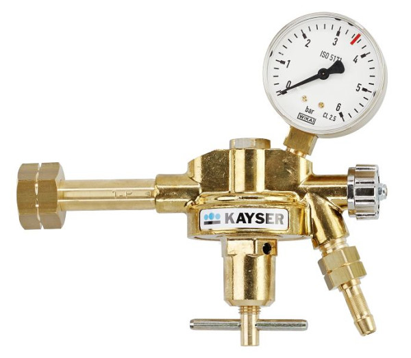ELMAG Druckregler 'Propan', mit 1 Manometer, Ø 63mm, Hinterdruck regelbar, 57180