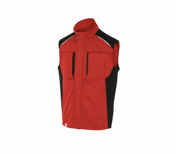 Kübler ACTIVIQ Weste, Farbe: mittelrot/schwarz, Größe: 4XL, 7250 5365-5599-4XL