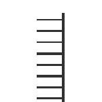 Deskin Steckregal STA 2000 PLUS, Anbauregal, B 760 x H 2700 x T 635 mm, 850 kg Feldlast, 144 Ordner, 151190
