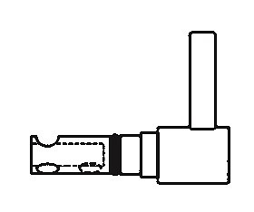 Benkiser Mischhebel für Waschtisch-Mischer 195/199/185/184, 0610230