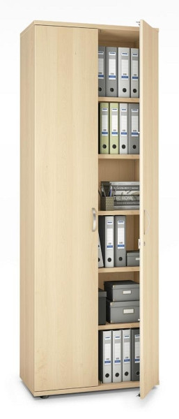 Deskin Flügeltürenschrank MULTI M pro, Dekor: Ahorndekor, BxHxT: 800 x 2250 x 420 mm, 250425