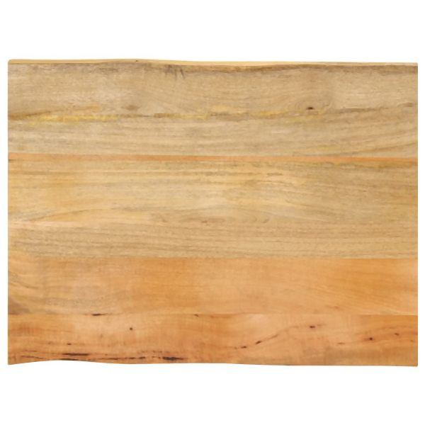 vidaXL Tischplatte mit Baumkante 70x60x2,5 cm Massivholz Mango, 370715
