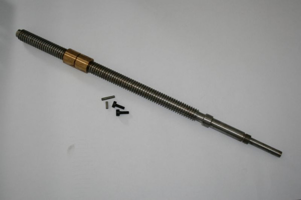 ELMAG Schloßmutter-Satz 'A' komplett zu UFM 125 GT inkl. Spindel-für Quervorschub y-Achse, 9802800