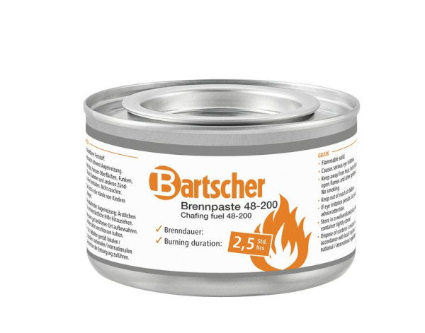 Bartscher Brennpaste 48-200, VE: 48x 0,2 kg, 500160, 4015613845463