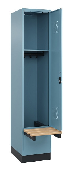 C+P Spind Evolo PLUS, 1 Abteile, 1950x400x815mm, 0010/0010, Zylinderschloss, 049040-12 S10048