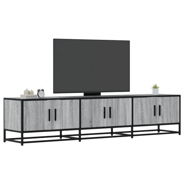 vidaXL TV-Schrank Grau Sonoma 180x35x41 cm Holzwerkstoff, 3300788