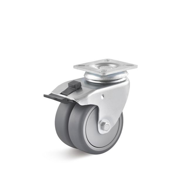 Torwegge Apparate-Rolle mit Doppelstopp, L-AD-TPBK-050-, 0010857INF