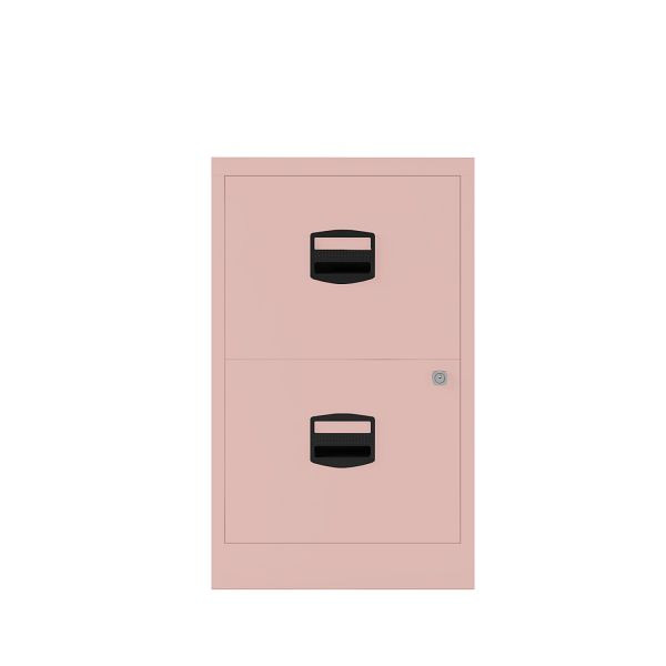 Bisley Home Hängeregistraturschrank PFA, 2 HR-Schubladen, 620 pastellpink, PFA2620