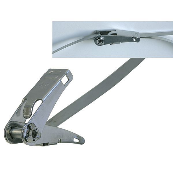 Haupa Stahlkabelbinder mit Ratschenfunktion, Bandlänge: 1100 mm, VE: 10 Stück, 262970/1100