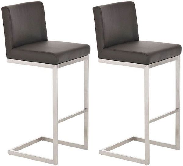 CLP Barhocker Paros Kunstleder, braun, VE: 2 Stück, 317283