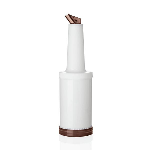 WAS Speed Bottle Medium Dosier- & Vorratsflasche, 1,0 Liter, braun, Polypropylen, 9994001