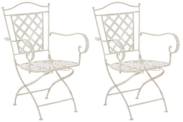 CLP 2er Set Stühle Adara, antik-creme, 322536, 4251756493684