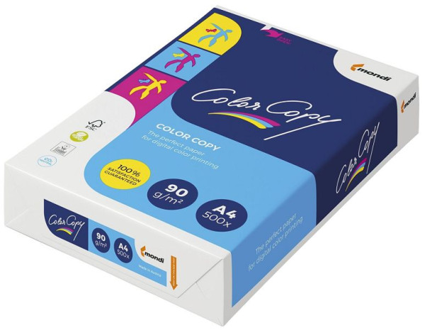 mondi ColorCopy® - A4, 90 g/qm, weiß, 500 Blatt, 8687A90S