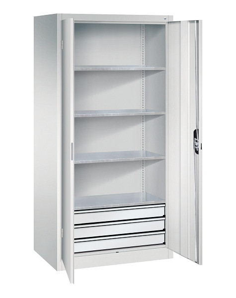 C+P Werkzeugschrank Acurado, H1950xB930xT600mm, 7035/7035, 8922-503 S10152