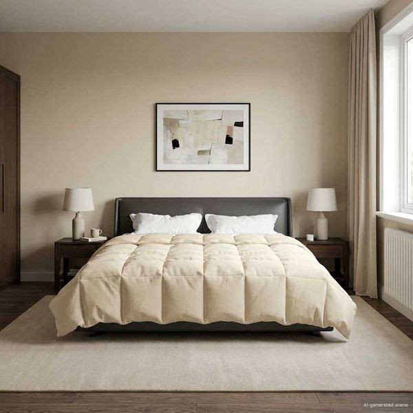 vidaXL Winterbettdecke 200 x 200 cm Winter Mikrofaser (100% Polyester), 42026148