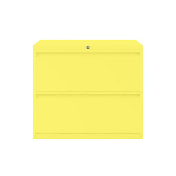 Bisley Essentials Schubladenschrank, Höhe 693-717 mm, 641 zinkgelb, YESF0807641
