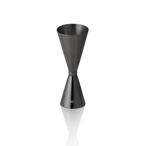 WAS Slim Jigger NOCTURN, 3/6 cl, Ø 5 cm, Höhe 13 cm, gun metal, Chromnickelstahl 18/8, 8309000