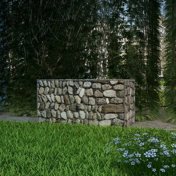 vidaXL Gabionenkorb Stahl 100×50×50 cm, 142549