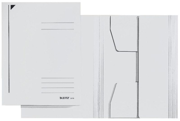 LEITZ 3924 Jurismappe, A4, Pendarec-Karton 430g, weiß, 3924-00-01